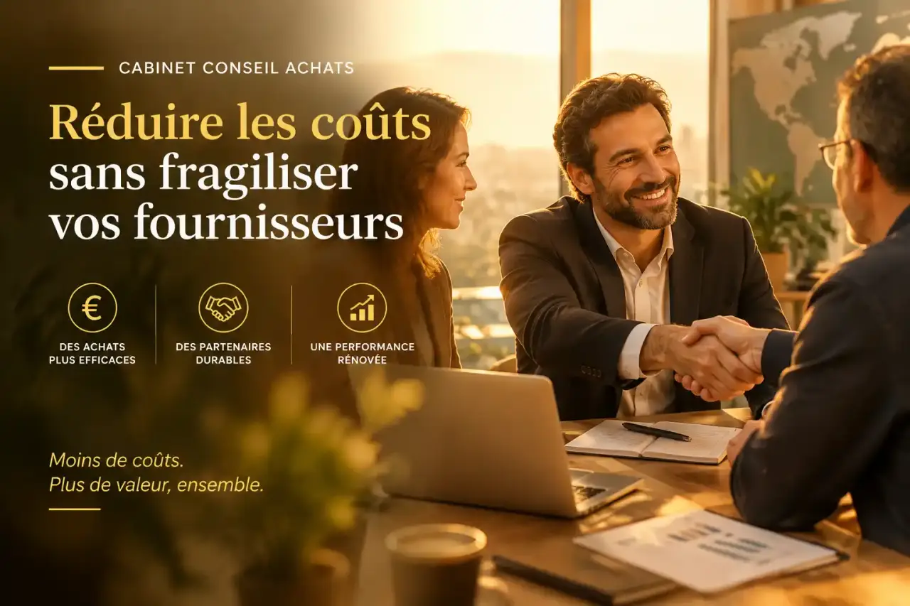 Cabinet conseil achats : réduire les coûts sans fragiliser vos fournisseurs